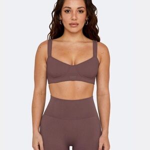 SET Active Brown Sports Bra and Leggings